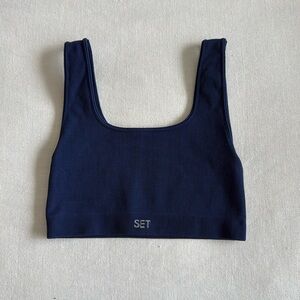 Set active box cut bra